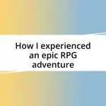 How I experienced an epic RPG adventure